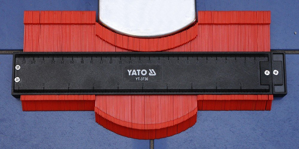 Konturų matuoklis, trafaretas, šablonas profiliams 260 mm Yato