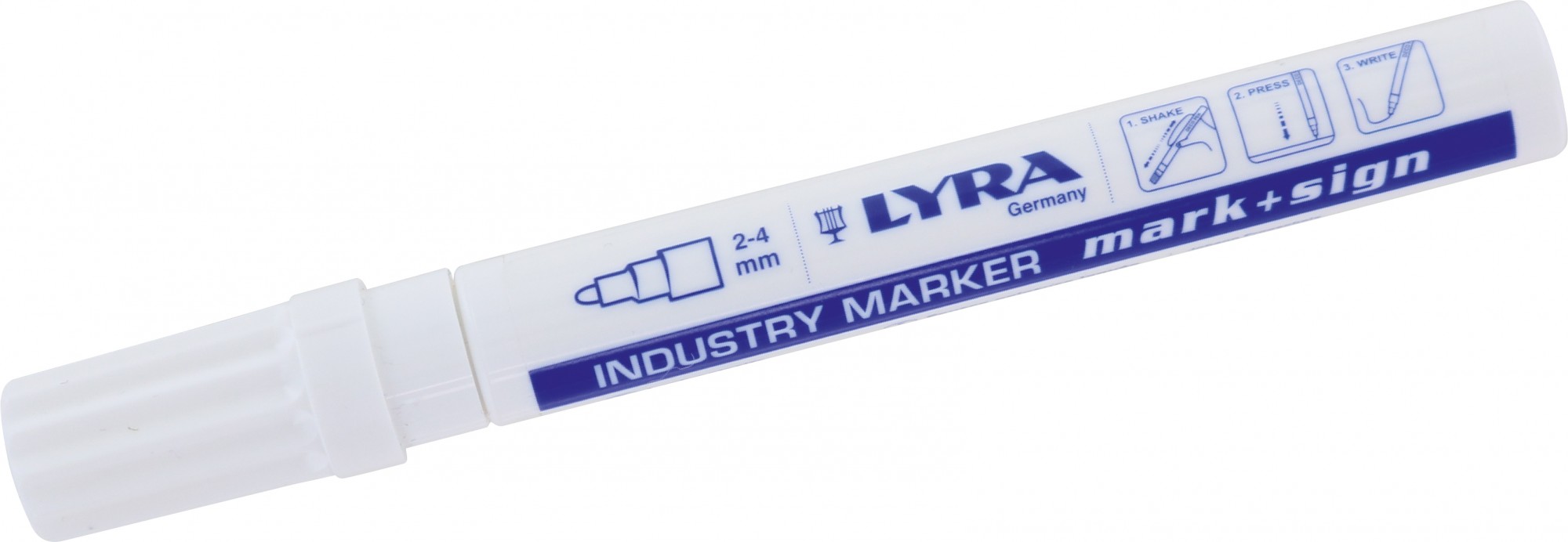 Markeris 2-4mm, apvalus Lyra