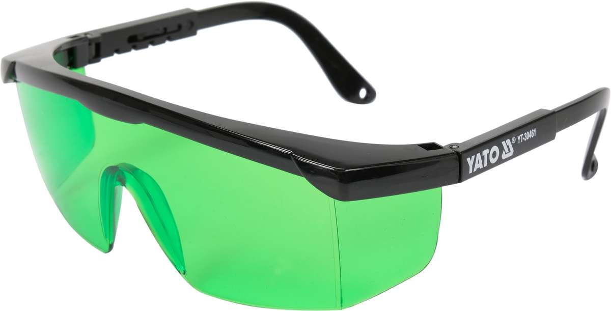 Apsauginiai akiniai darbui su lazeriais, žali Yato