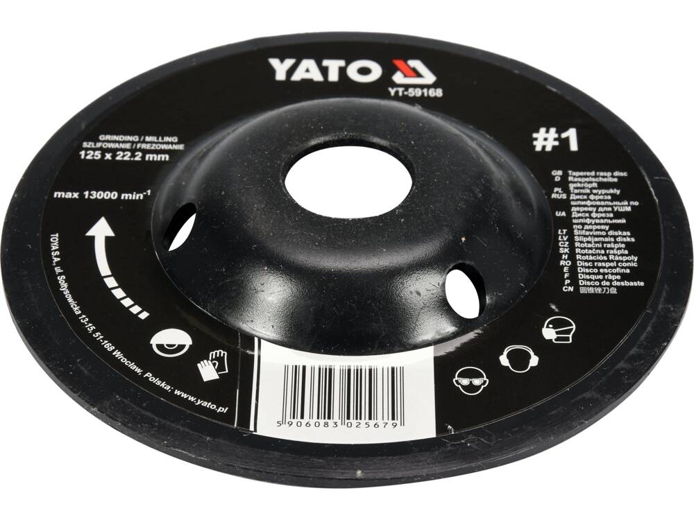 Diskas freza d-125mm nr.1 Yato