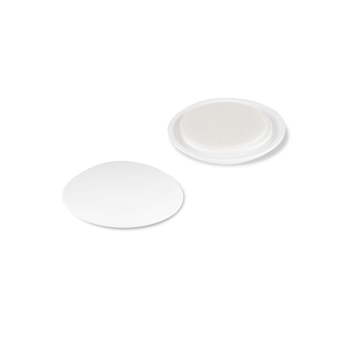 Atramos durims, lipnios, 2 dalių konstrukcija, Ø40 mm, baltos, 2 vnt., Mako (834800)