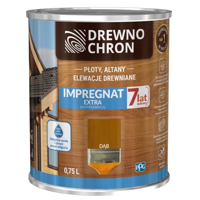 Impregnantas medienai formuojantis plėvelę Drewnochron (IMPREGNAT EXTRA)