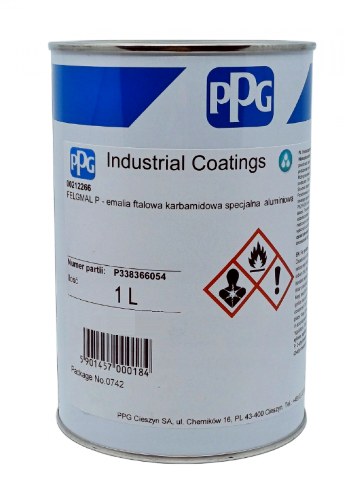 Emalis ratlankiams FELGMAL P (RAL 9006, aliuminis metalic)