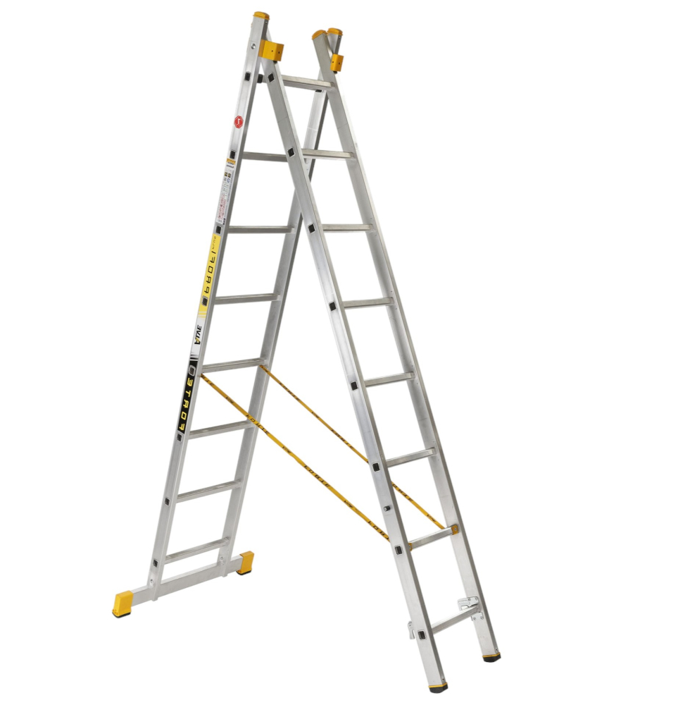 Kopėčios dviejų dalių universalios aliuminės (serija 85XX) FORTE