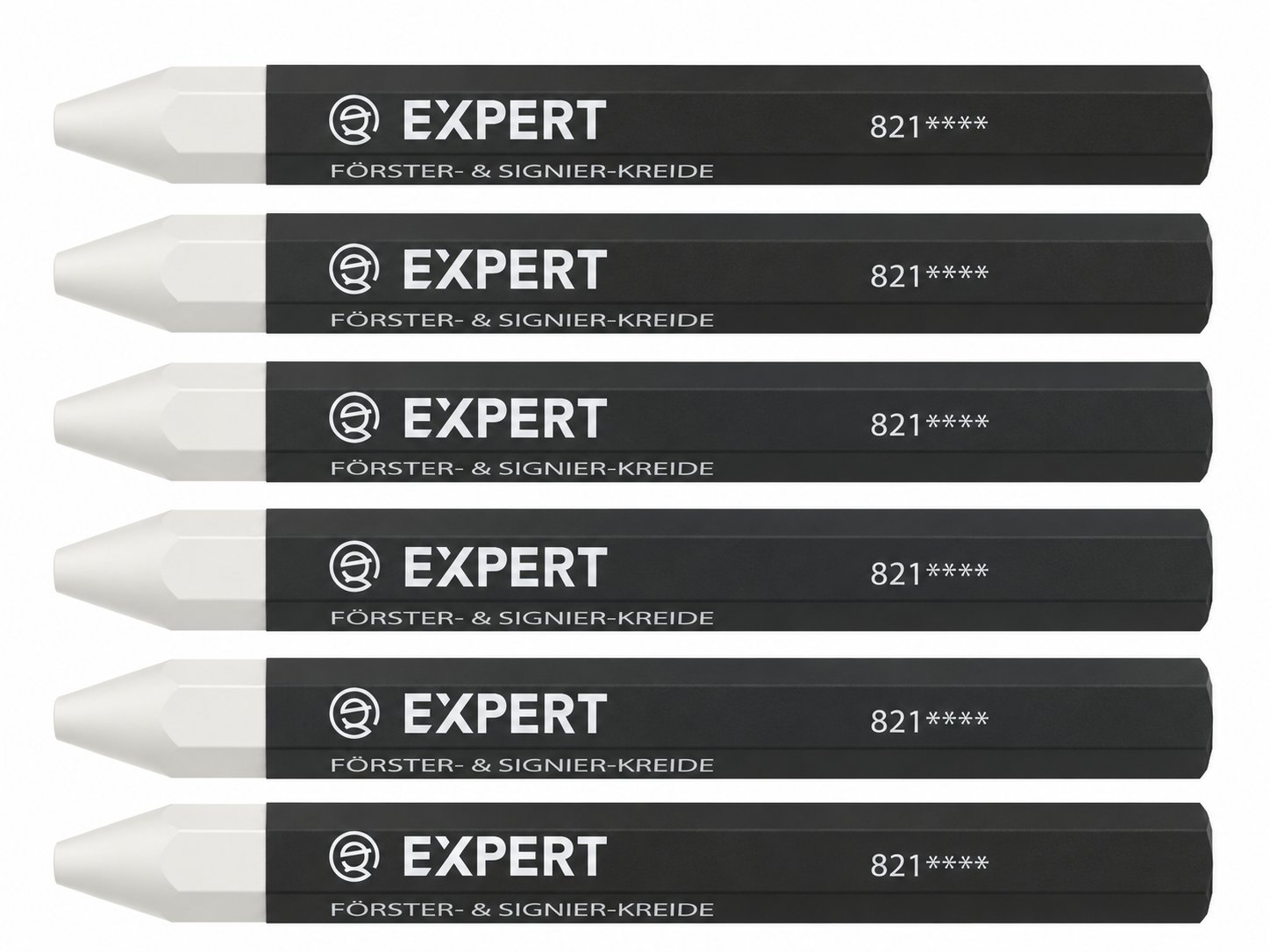 Kreidutės vaškinės žymėjimui 120 mm baltos 6 vnt.  EXPERT (83.150.06)