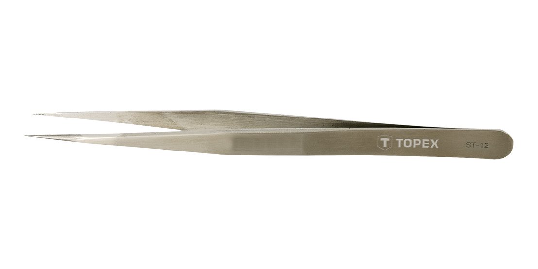 Pincetas tiesus, 135 mm Topex (32D425)