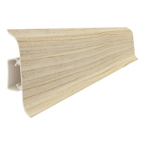 Grindjuostė PVC FLEX 504 klevas, 55 mm, Vilo