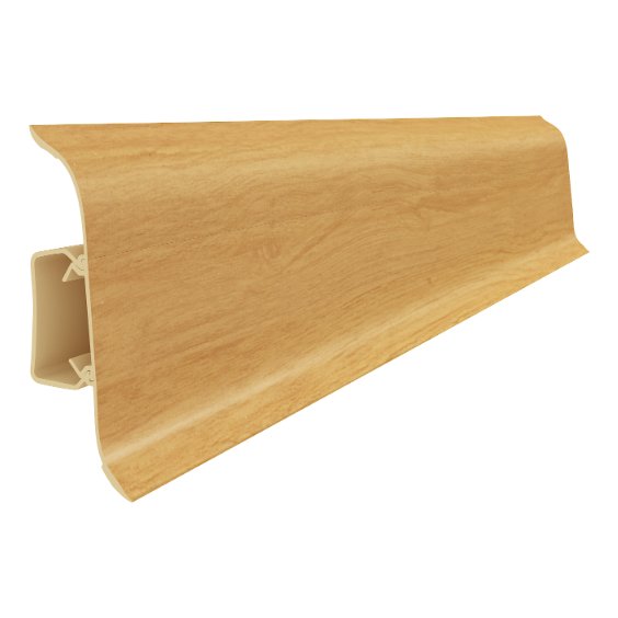 Grindjuostė PVC FLEX 529 ąžuolas „Cordoba“, 55 mm, Vilo