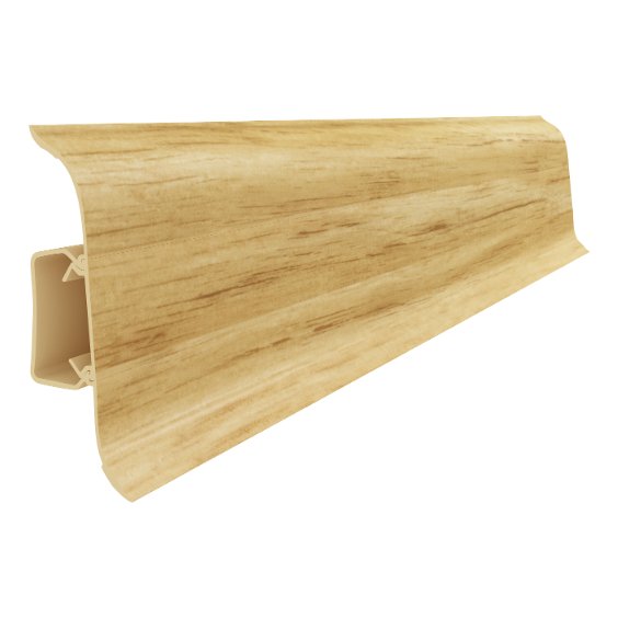 Grindjuostė PVC FLEX 584 citrininis ąžuolas, 55 mm, Vilo
