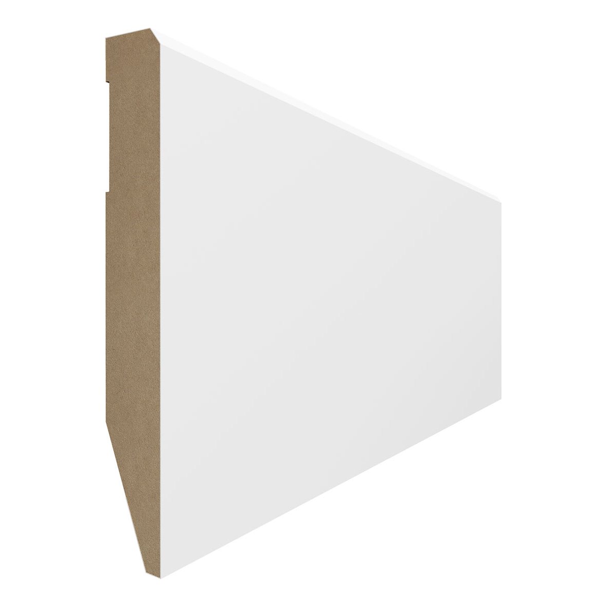 Grindjuostė MDF EVERA 401 balta, 120 mm, Vox