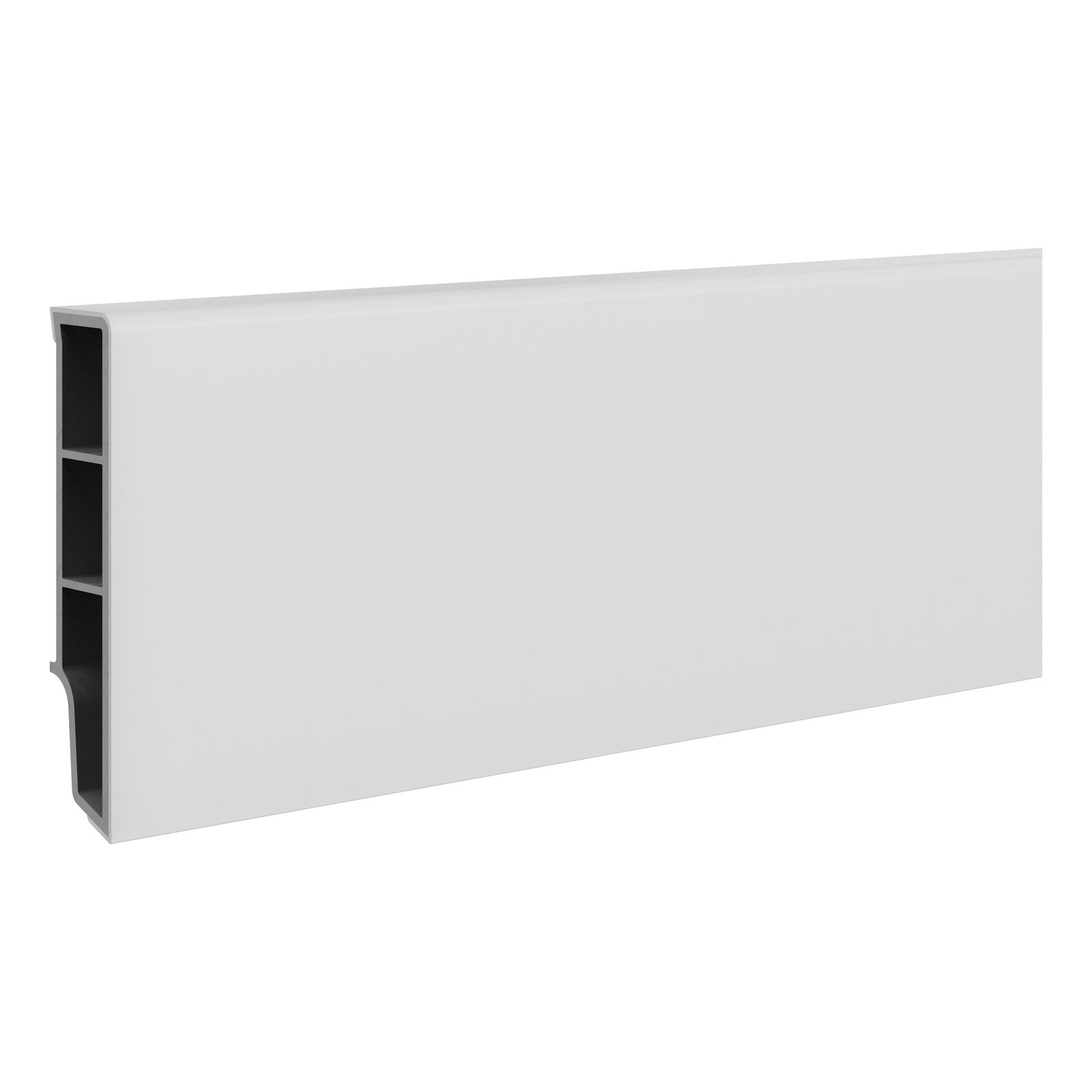 Grindjuostė PVC SEMPLA 705 balta, 65 mm, Vilo