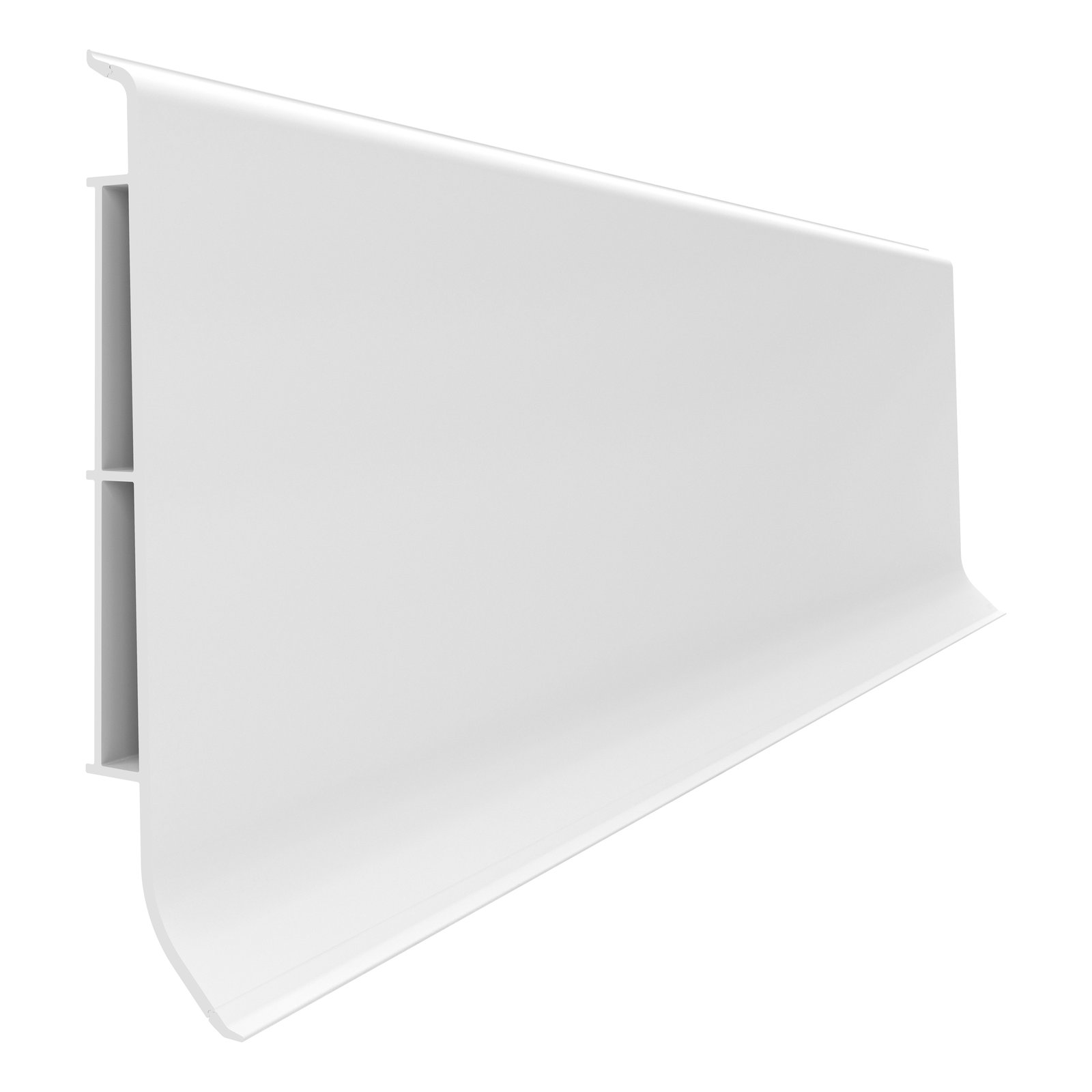 Grindjuostė PVC LINELA 401 balta, 80 mm, Vilo